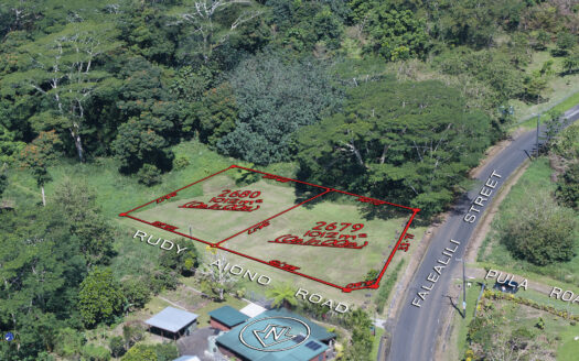 Two Quarter Acre Lots for Sale in Malololelei