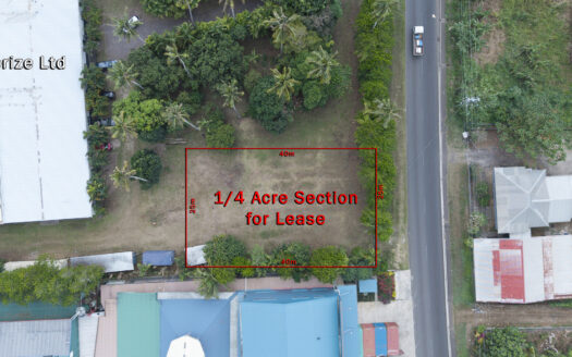 Quarter Acre Section for Lease in Vaitele